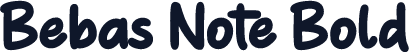 Bebas Note Bold