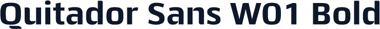 Quitador Sans W01 Bold