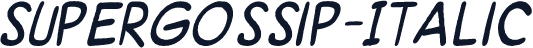 SuperGossip-Italic