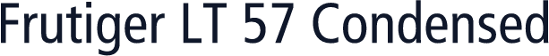 Frutiger LT 57 Condensed