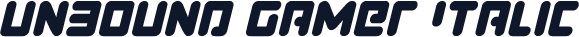 Unbound Gamer Italic