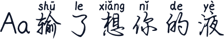 Aa输了想你的液