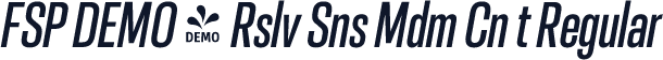 FSP DEMO - Rslv Sns Mdm Cn t Regular