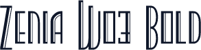 Zenia W03 Bold