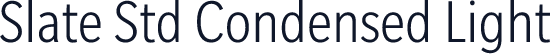 Slate Std Condensed Light