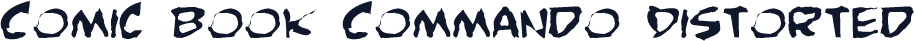 Comic Book Commando Distorted