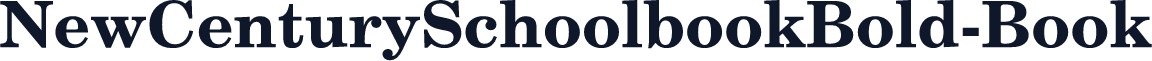 NewCenturySchoolbookBold-Book