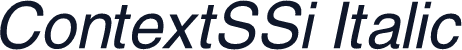 ContextSSi Italic