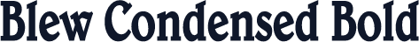 Blew Condensed Bold