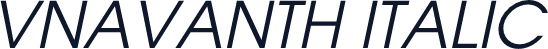 VNAvantH Italic