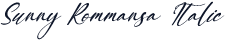 Sunny Rommansa Italic