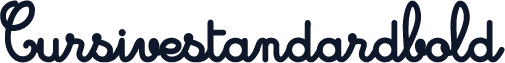 Cursivestandardbold