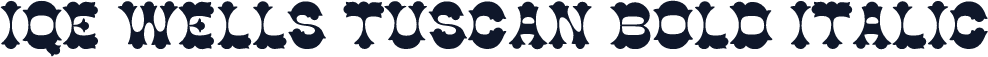 IQE Wells Tuscan Bold Italic
