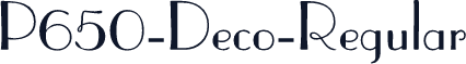 P650-Deco-Regular