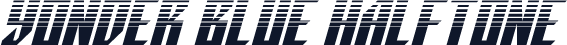 Yonder Blue Halftone