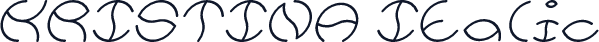 KRISTINA Italic