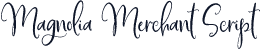 Magnolia Merchant Script