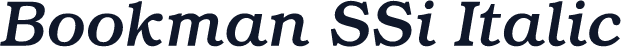 Bookman SSi Italic