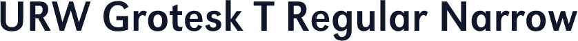 URW Grotesk T Regular Narrow