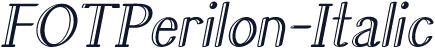 FOTPerilon-Italic