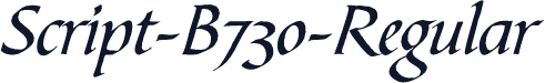 Script-B730-Regular
