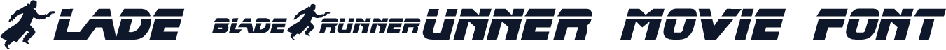 Blade Runner Movie Font