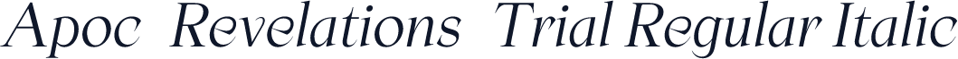 Apoc-Revelations-Trial Regular Italic