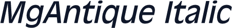 MgAntique Italic