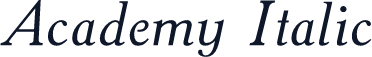 Academy Italic