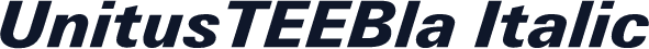 UnitusTEEBla Italic