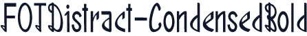 FOTDistract-CondensedBold