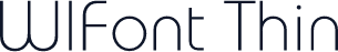 WIFont Thin