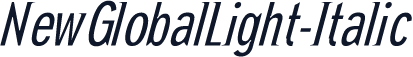 NewGlobalLight-Italic