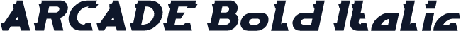 ARCADE Bold Italic