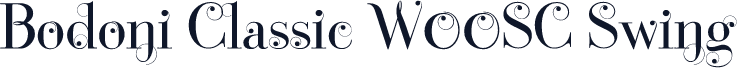 Bodoni Classic W00SC Swing