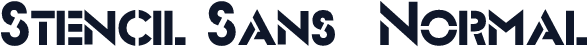 Stencil Sans  Normal