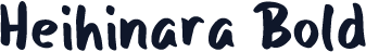 Heihinara Bold