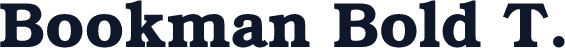 Bookman Bold T.