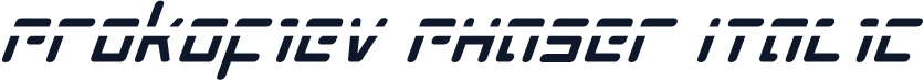 Prokofiev Phaser Italic