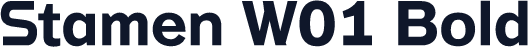 Stamen W01 Bold