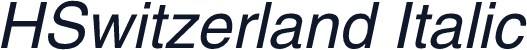 HSwitzerland Italic