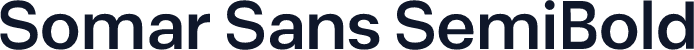 Somar Sans SemiBold