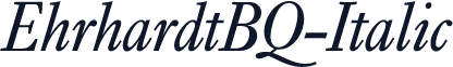 EhrhardtBQ-Italic