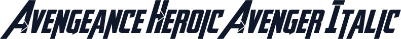 Avengeance Heroic Avenger Italic