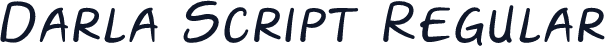 Darla Script Regular