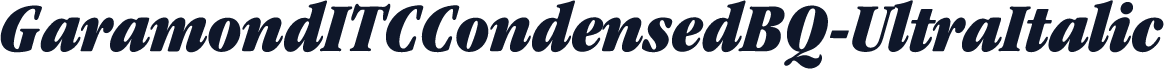GaramondITCCondensedBQ-UltraItalic