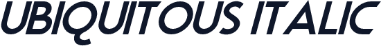 Ubiquitous Italic