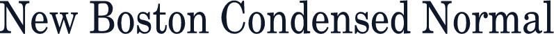New Boston Condensed Normal
