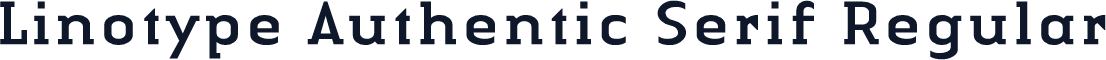 Linotype Authentic Serif Regular
