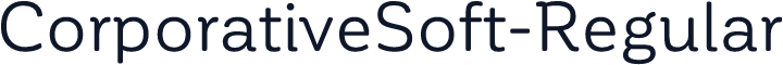☞CorporativeSoft-Regular